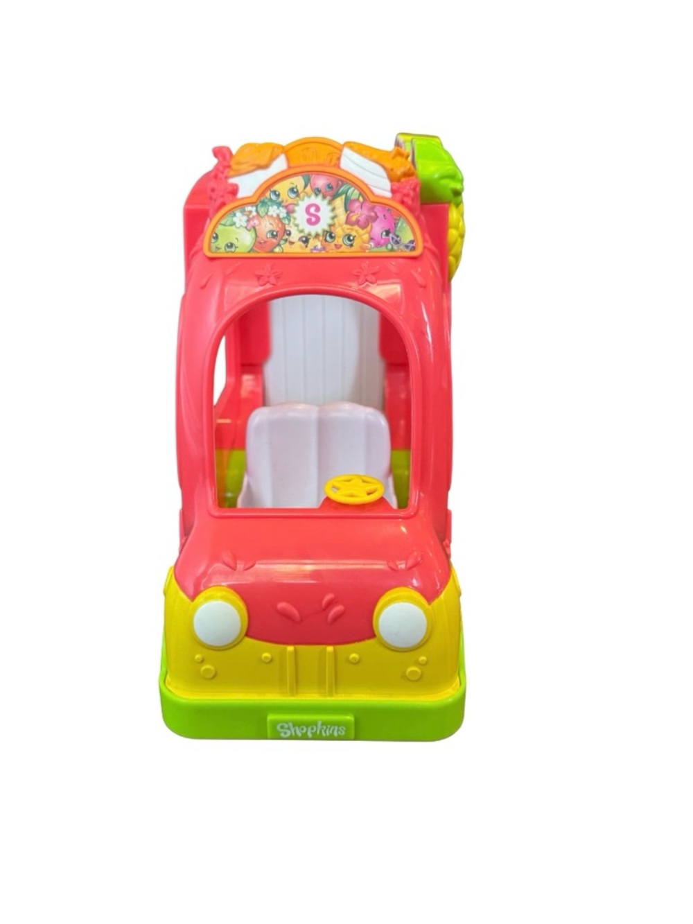 Shopkins Pink Hair Doll with Pink and Yellow Play Van - Picture 8 of 11